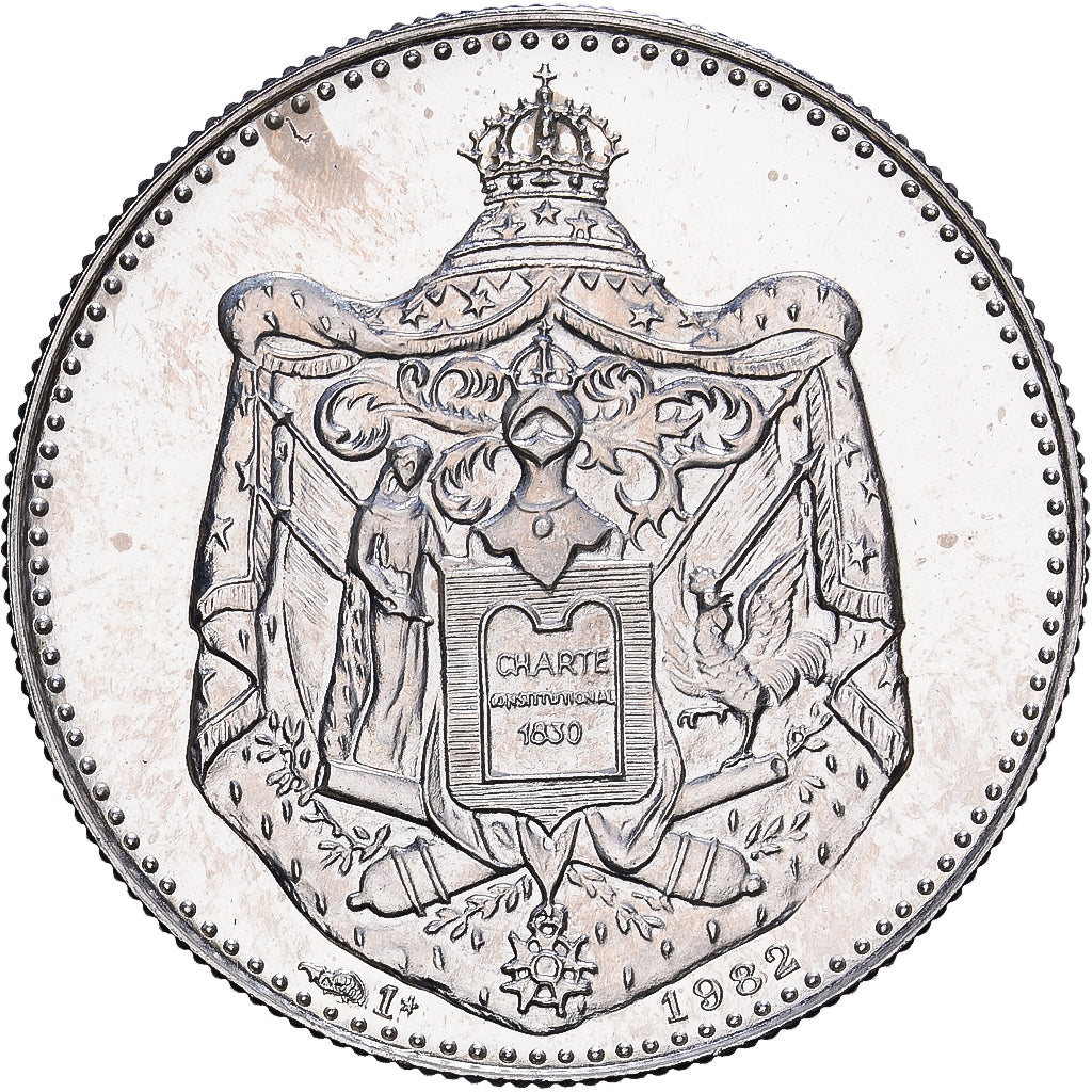 France, Medal, Roi de France, Louis Philippe Ier, 1982, Silver, MS(65-70)