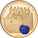 France, Medal, Football, la France, Champion d'Europe, 1984, Copper Gilt, MS(63)