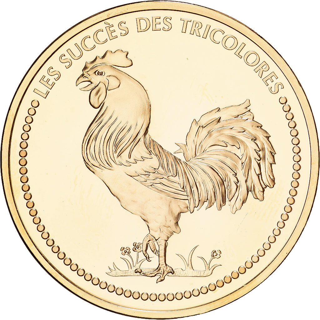 Frankreich, Medaille, Football, la France, Champion d'Europe, 2000, Copper Gilt