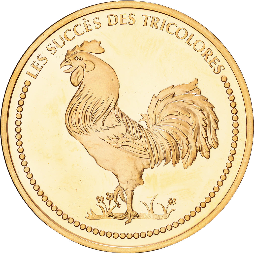 Francia, medaglia, Coupe du Monde de Football, Sweden, 1958, Rame dorato, SPL