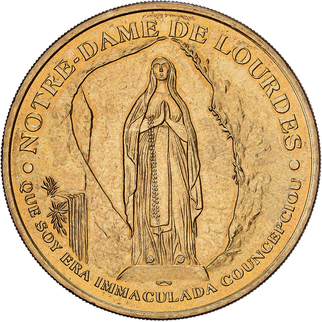 Frankreich, betaalpenning, Notre Dame de Lourdes, Jubilaeum, 2000, Copper-nickel
