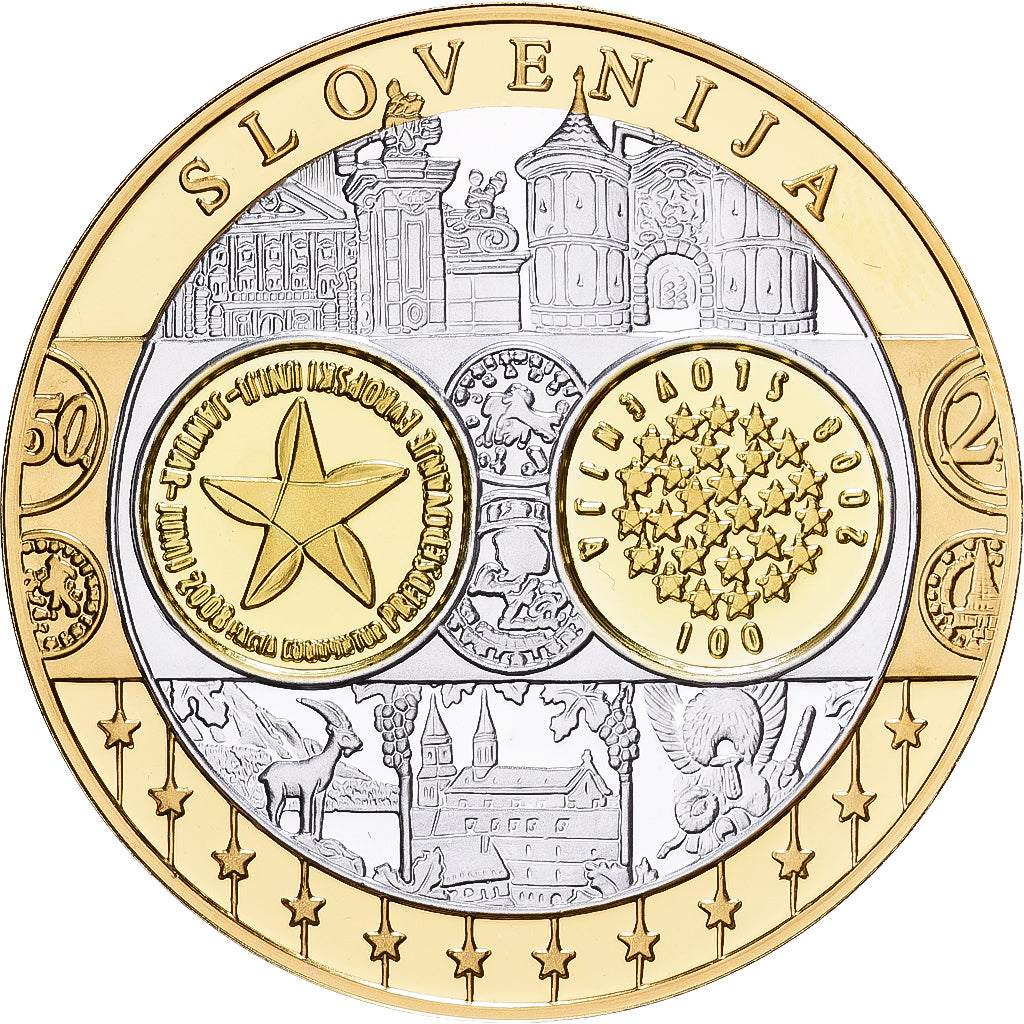 Slovenia, Medal, Europa, Silver, MS(65-70)