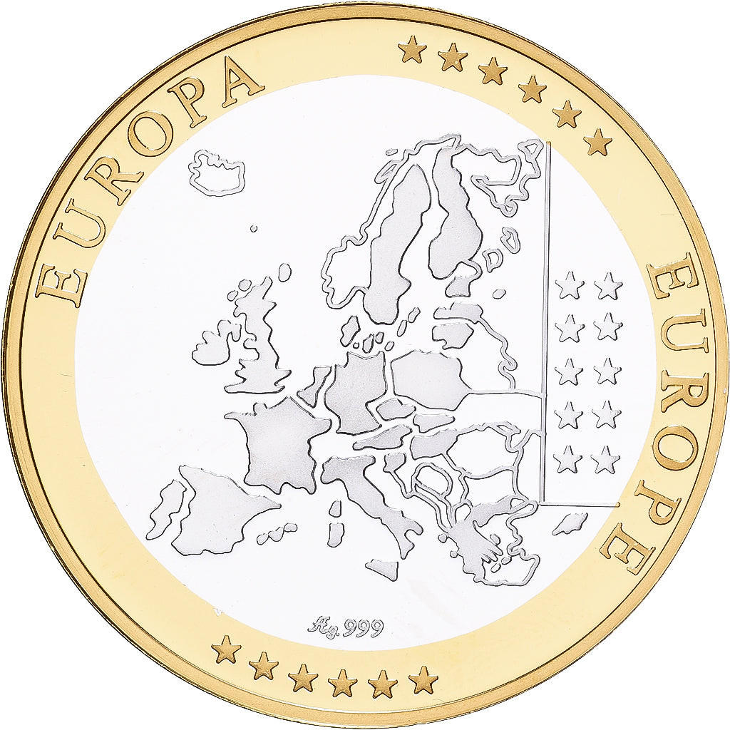 Slovenia, Medal, Europa, Silver, MS(65-70)