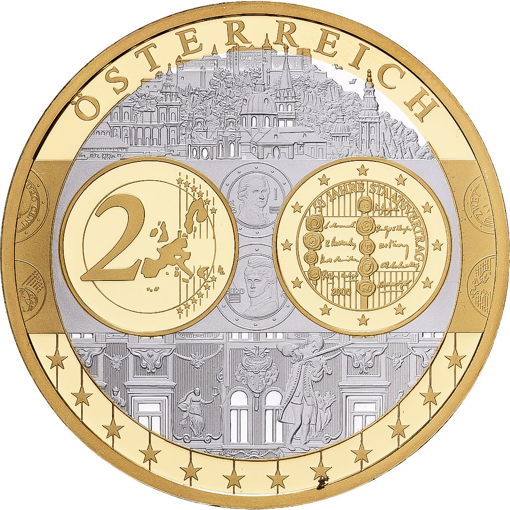 Österreich, Medaille, Europa, Silber, STGL