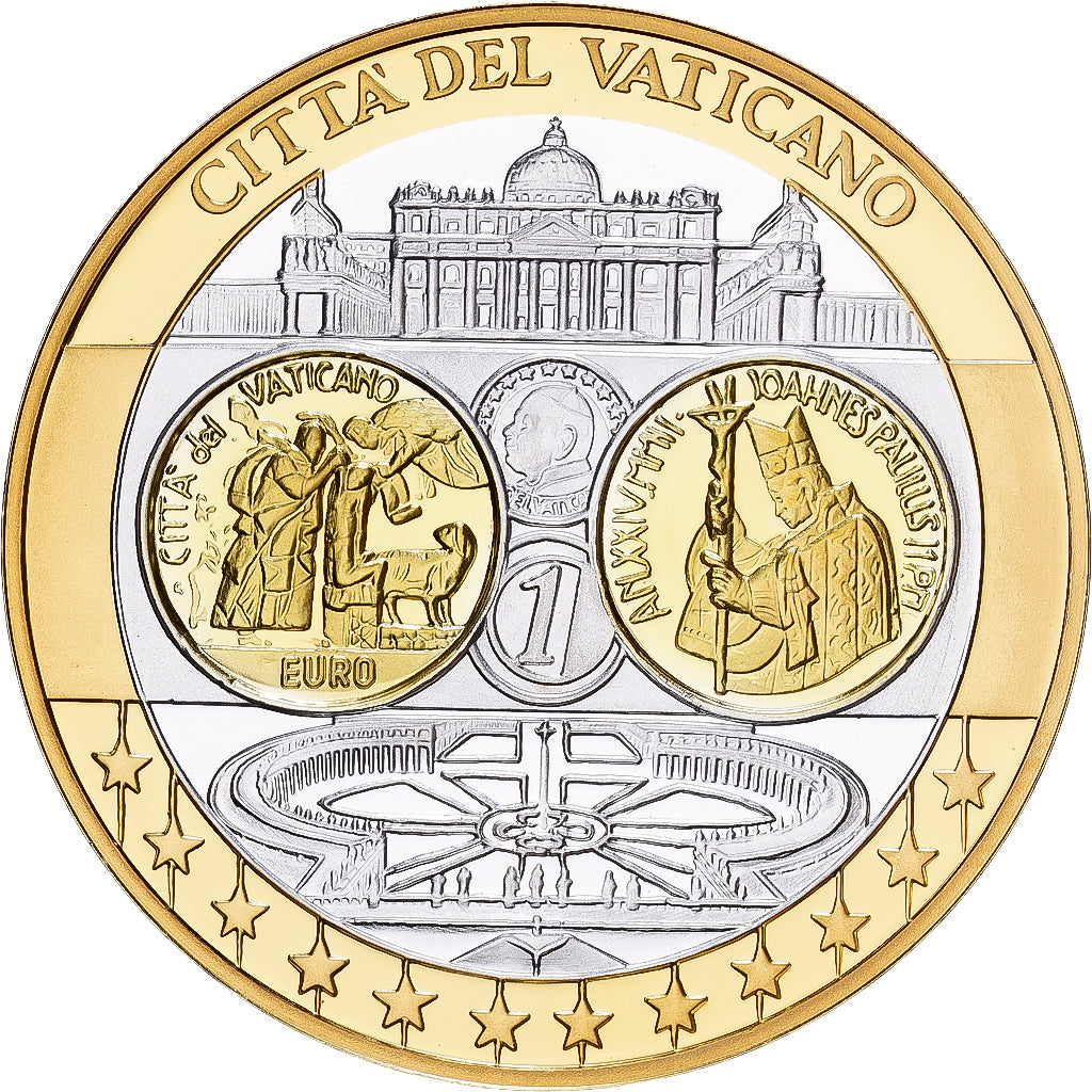 CIUDAD DEL VATICANO, medalla, Europa, Plata, FDC