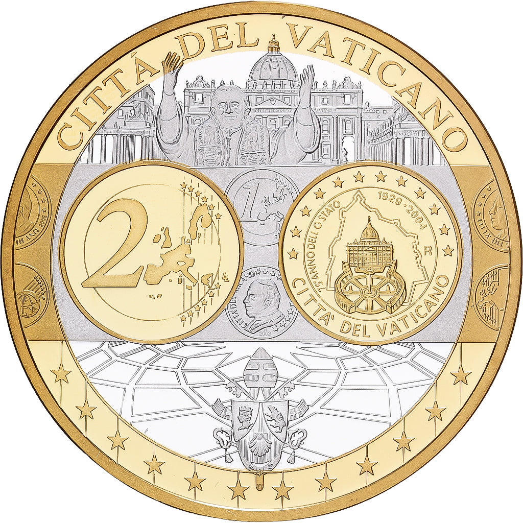 Vaticaanstad, Medaille, Europa, Zilver, FDC