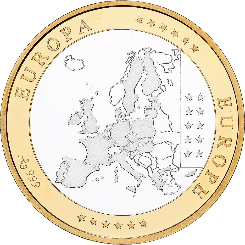 San Marino, medaglia, Europa, Argento, FDC