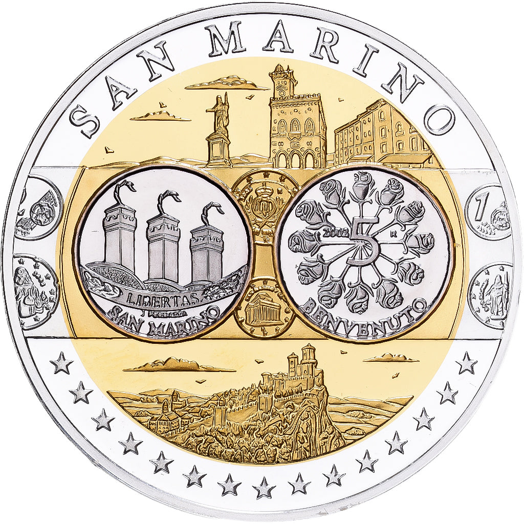 San Marino, Medal, Europa, Silver, MS(65-70)