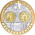 Francia, medalla, Europa, Plata, FDC