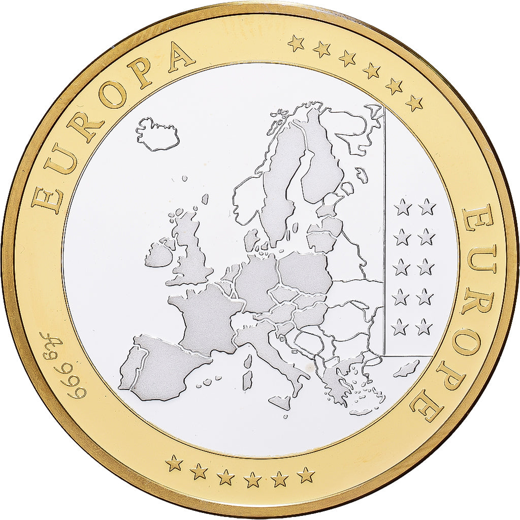 Germania, medaglia, Europa, Argento, FDC