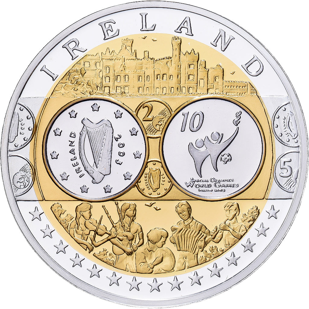 REPUBLIKA IRLANDII, medal, Europa, Srebro, MS(65-70)