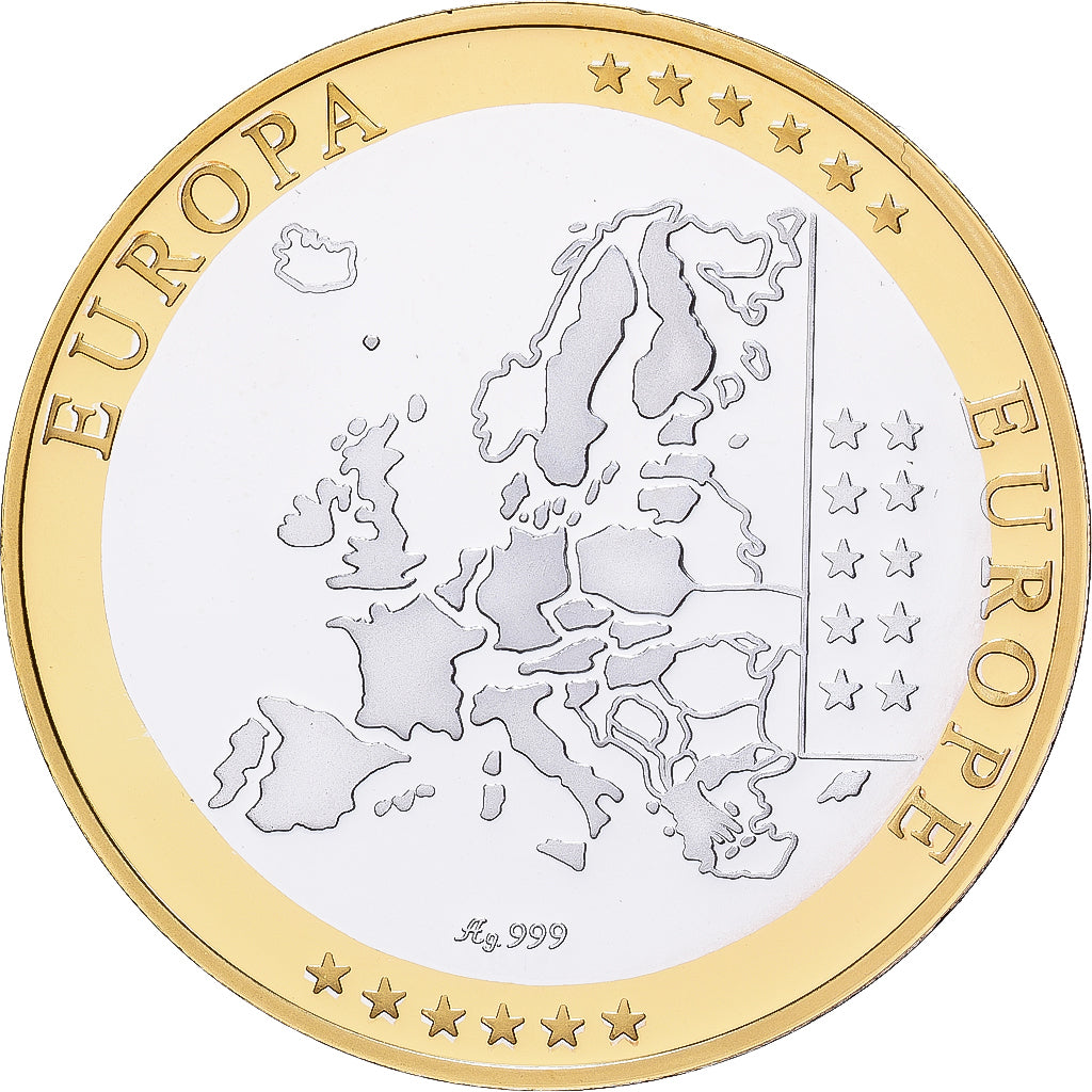 Belgien, Medaille, Europa, Silber, STGL