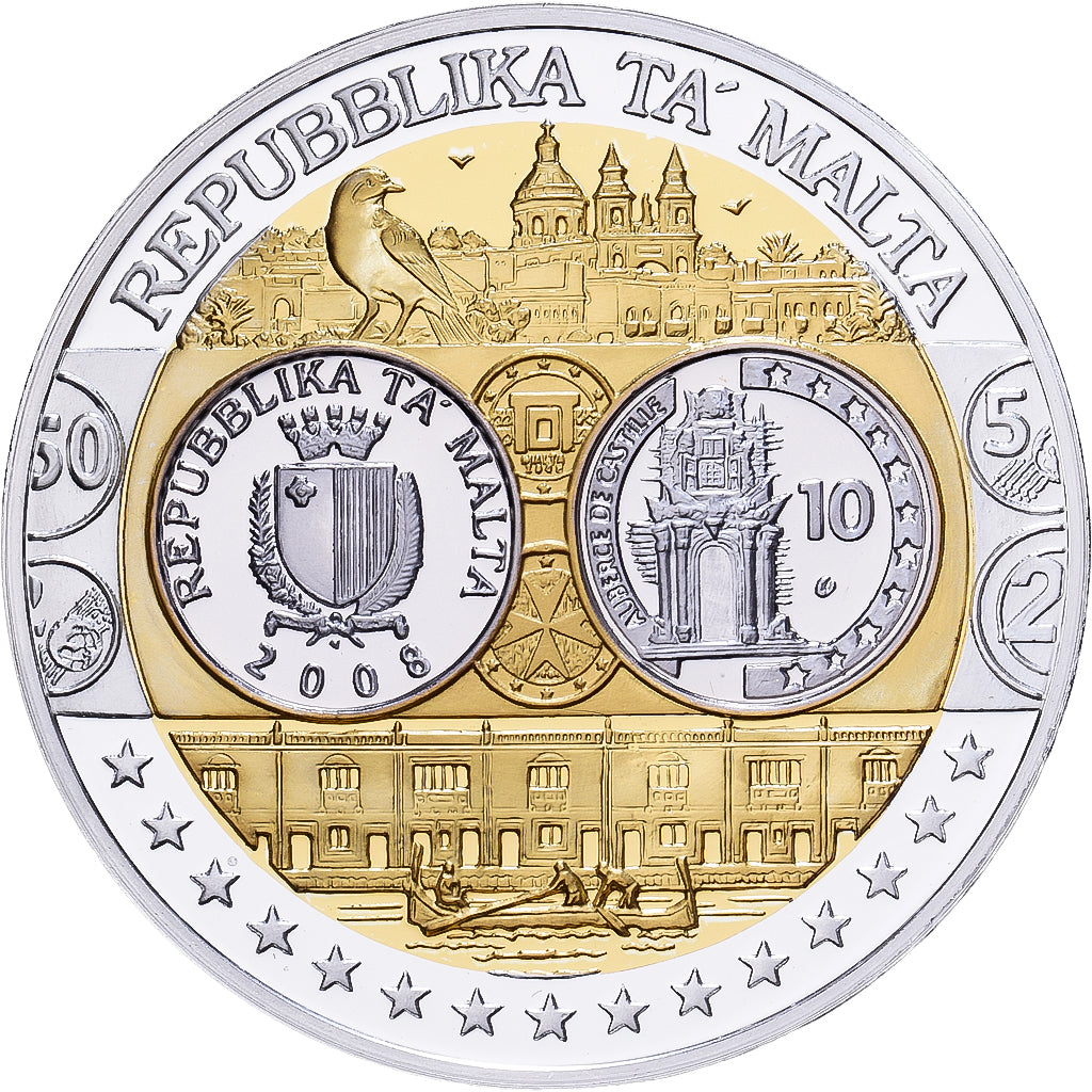 Malte, Médaille, Europa, Argent, FDC
