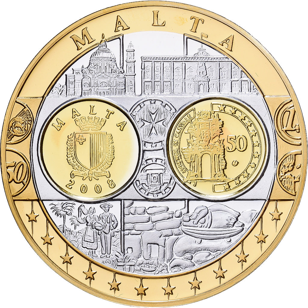 Malta, medal, Europa, Srebro, MS(65-70)