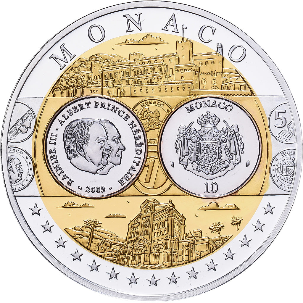 Monaco, Medal, Europa, Silver, MS(65-70)