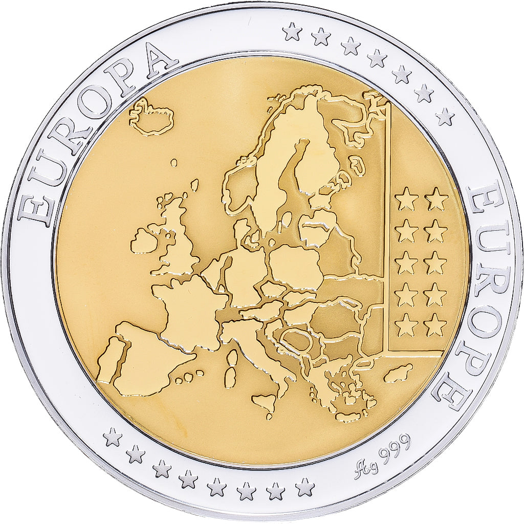 Monaco, Medal, Europa, Silver, MS(65-70)