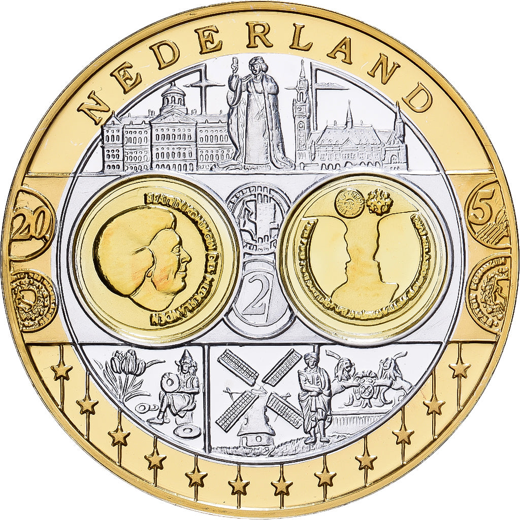 Netherlands, Medal, Europa, Silver, MS(65-70)