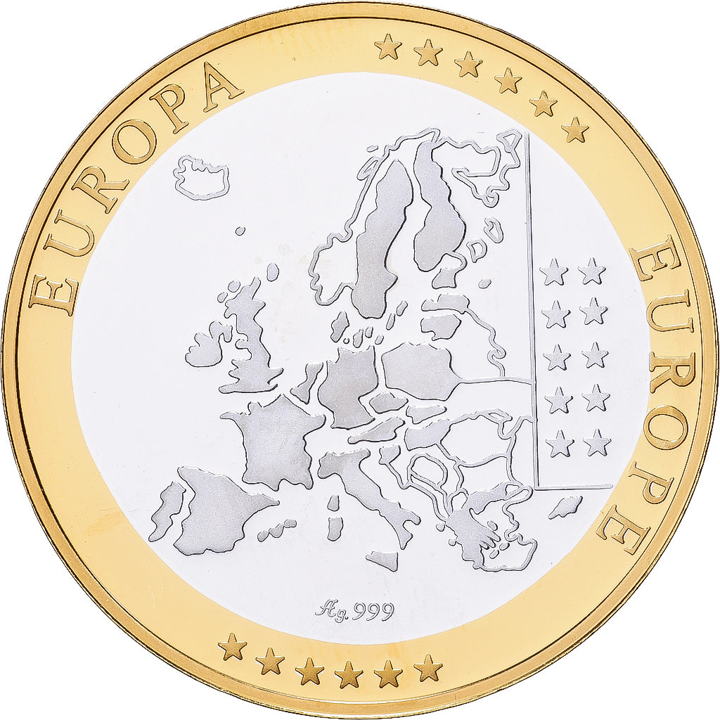 Italien, Medaille, Europa, Silber, STGL