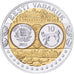 Estonie, Médaille, Europa, Argent, FDC
