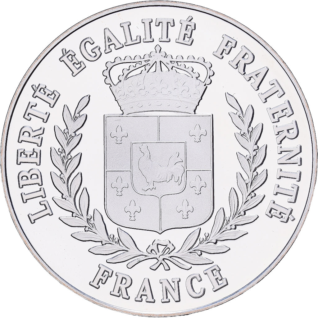 Francia, medaglia, Contes et Fables, Le Renard et la Cigogne, Argento, FDC