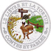 France, Médaille, Contes et Fables, Le Lièvre et la Tortue, Argent, FDC