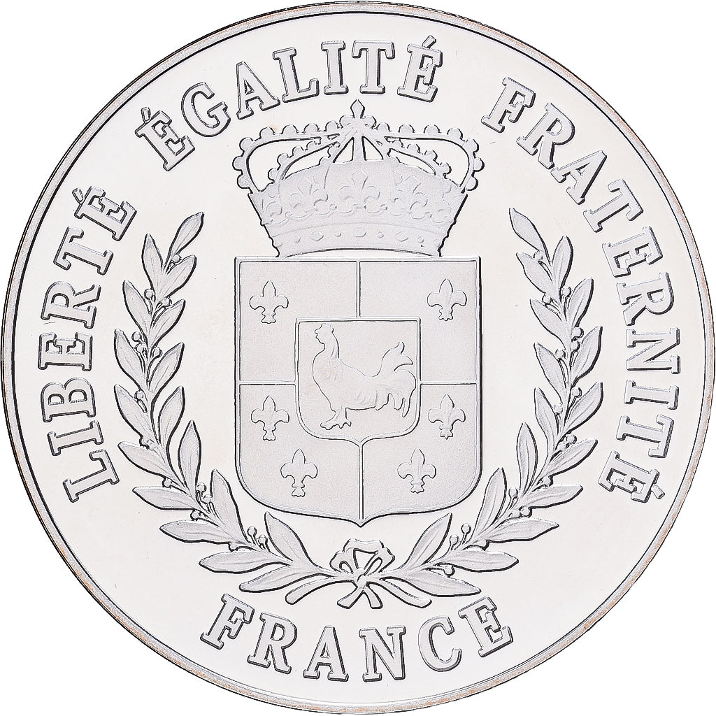 France, Médaille, Contes et Fables, Le Lièvre et la Tortue, Argent, FDC