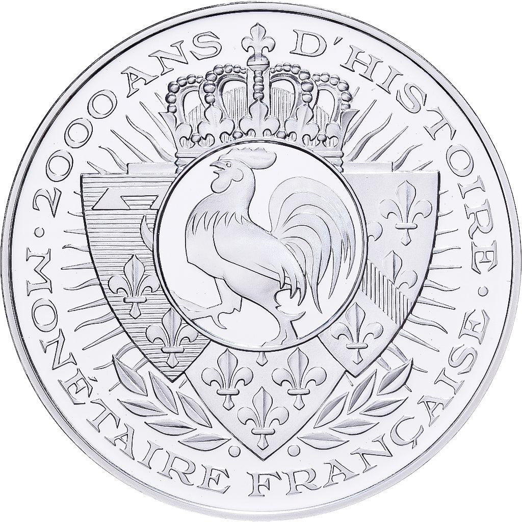 Frankreich, Medaille, 2000 Ans d'Histoire Monétaire, 20 Francs Napoléon III
