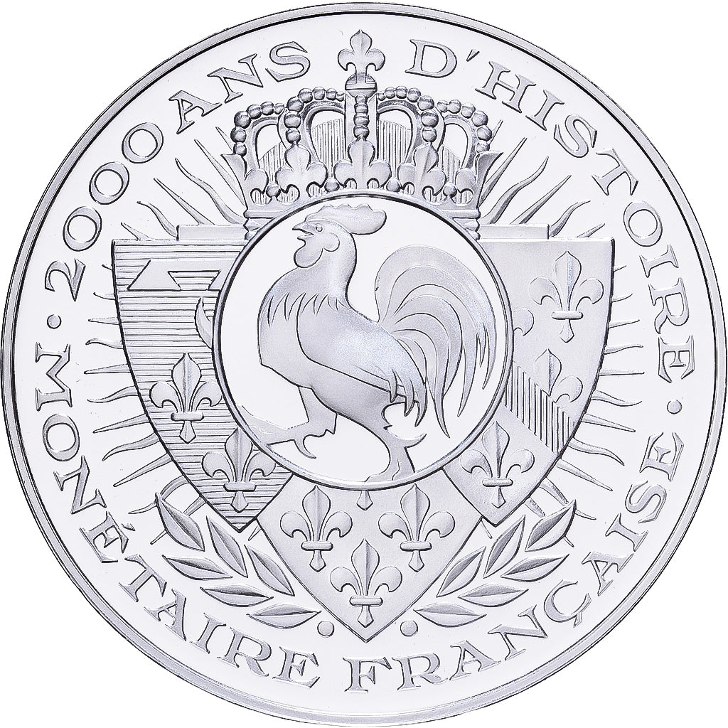 Frankreich, Medaille, 2000 Ans d'Histoire Monétaire, La Gaule, Vercingétorix