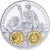 Frankreich, Medaille, 2000 Ans d'Histoire Monétaire, 20 Francs Cérès, Silber