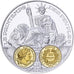 Frankreich, Medaille, 2000 Ans d'Histoire Monétaire, 20 Francs Cérès, Silber