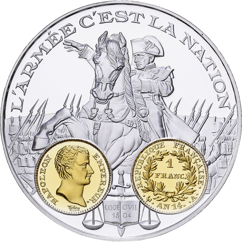 Frankreich, Medaille, Histoire Monétaire, Napoléon Ier, 1 Franc An 14, Silber