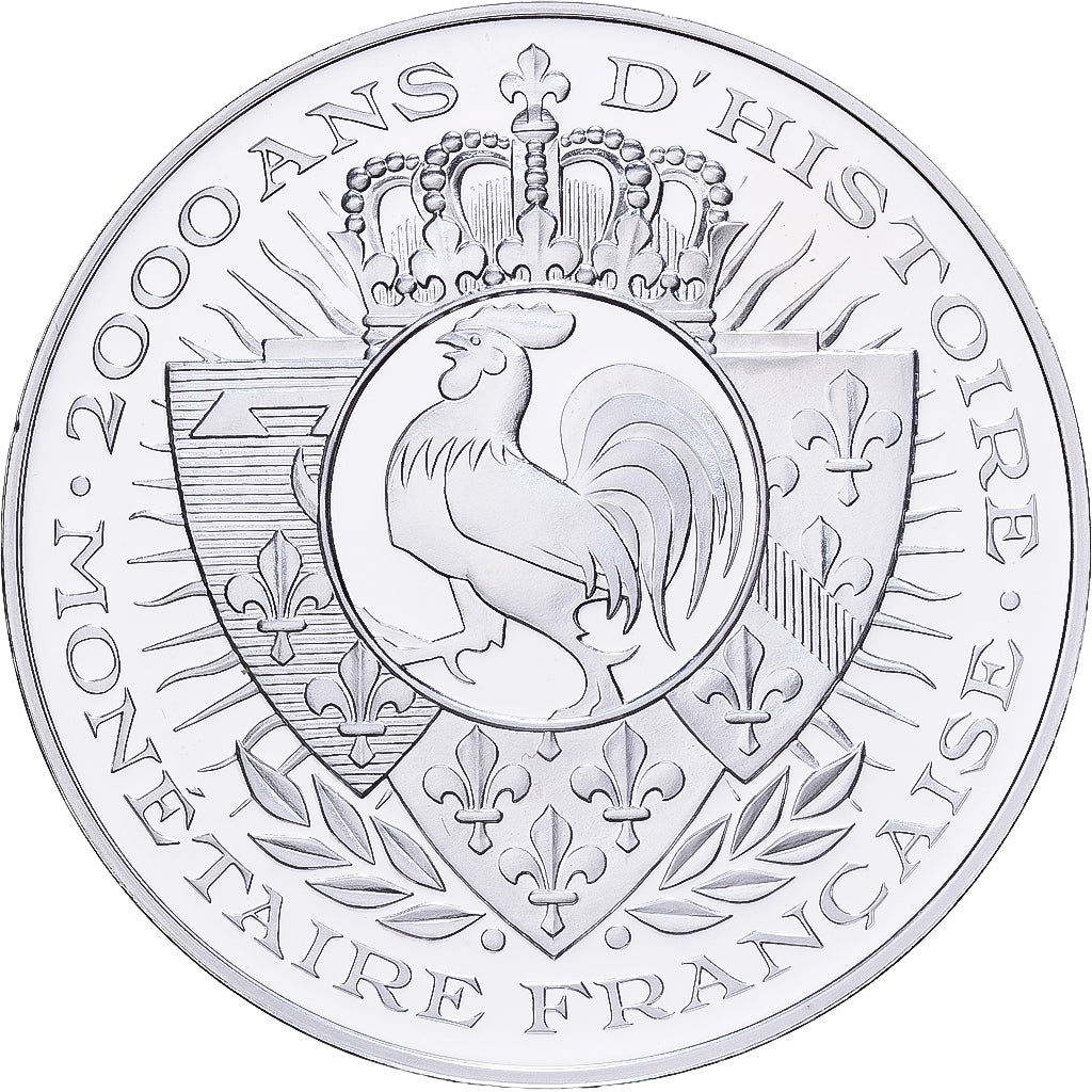 Francia, medalla, Histoire Monétaire, Ecu d'Or au Porc-Epic, Louis XII, Plata