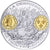 Francia, medalla, Histoire Monétaire, Double Tournois Henri III, Plata, FDC