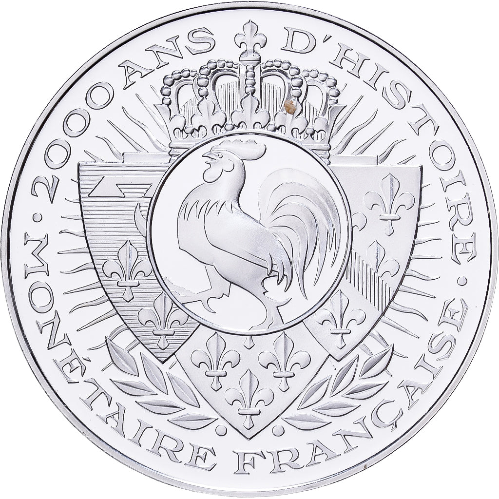 France, Médaille, Histoire Monétaire, Denier Parisis, Louis VII, Argent, FDC