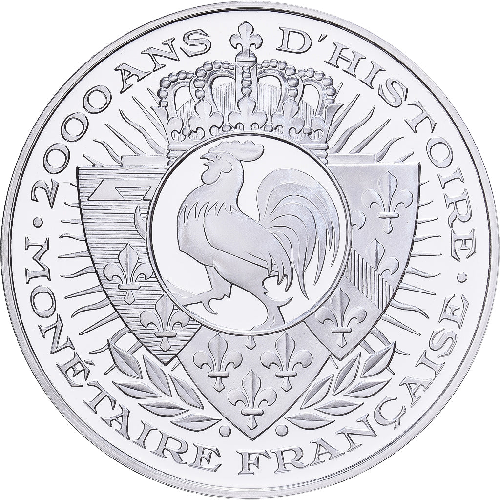 France, Medal, Histoire Monétaire, 5 Francs Union et Force, Silver, MS(65-70)