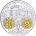 Frankrijk, Medaille, Histoire Monétaire, Franc à Pied, Charles V, Zilver, FDC