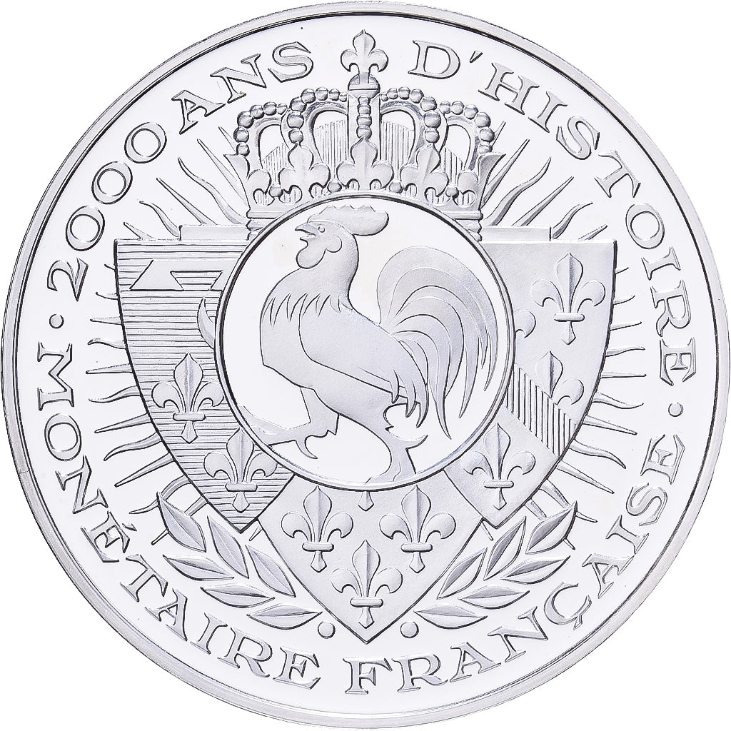 France, Medal, Histoire Monétaire, Gros Tournois, Silver, MS(65-70)