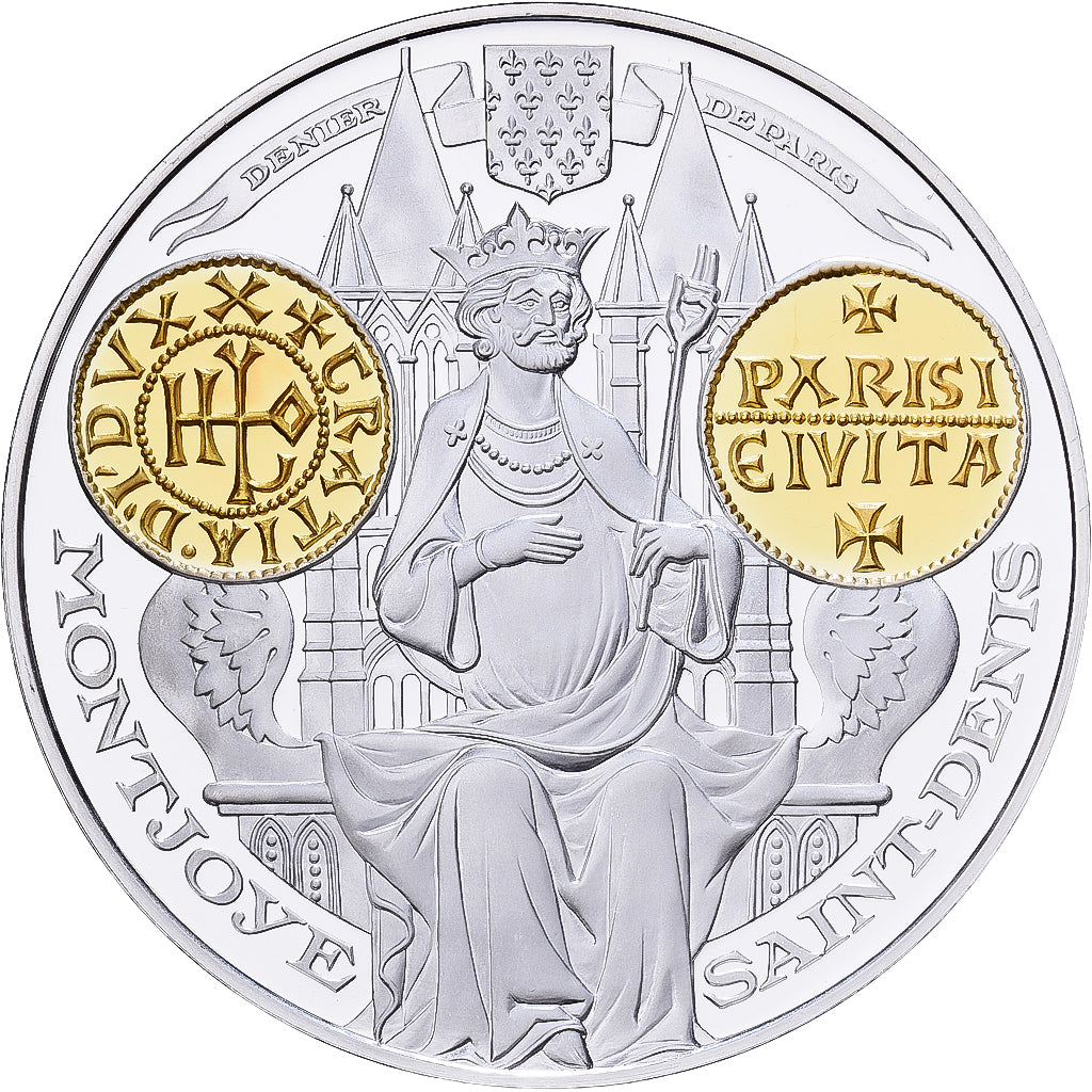 France, Medal, Histoire Monétaire, Denier de Paris, Silver, MS(65-70)
