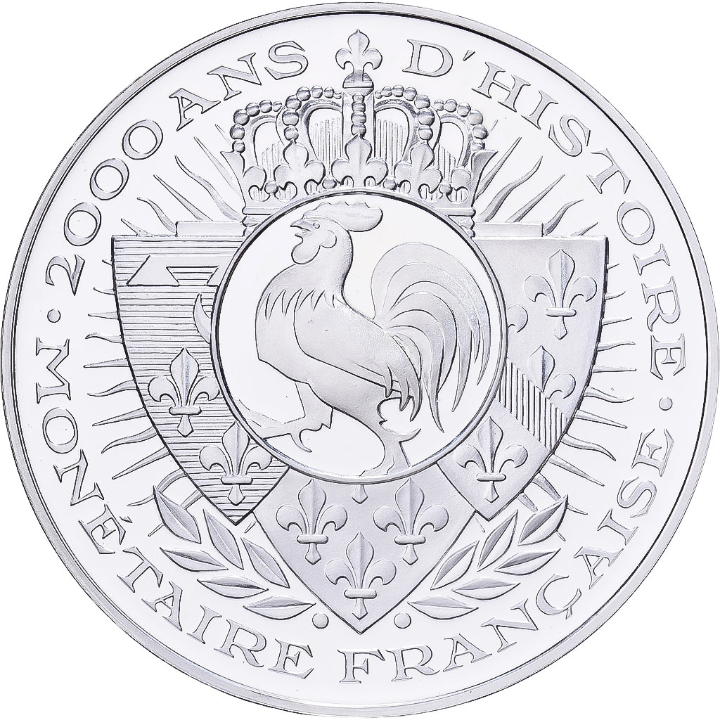 France, Medal, Histoire Monétaire, Denier de Paris, Silver, MS(65-70)