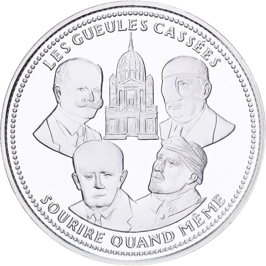 Frankrijk, Medaille, Les gueules cassées, Zilver, FDC