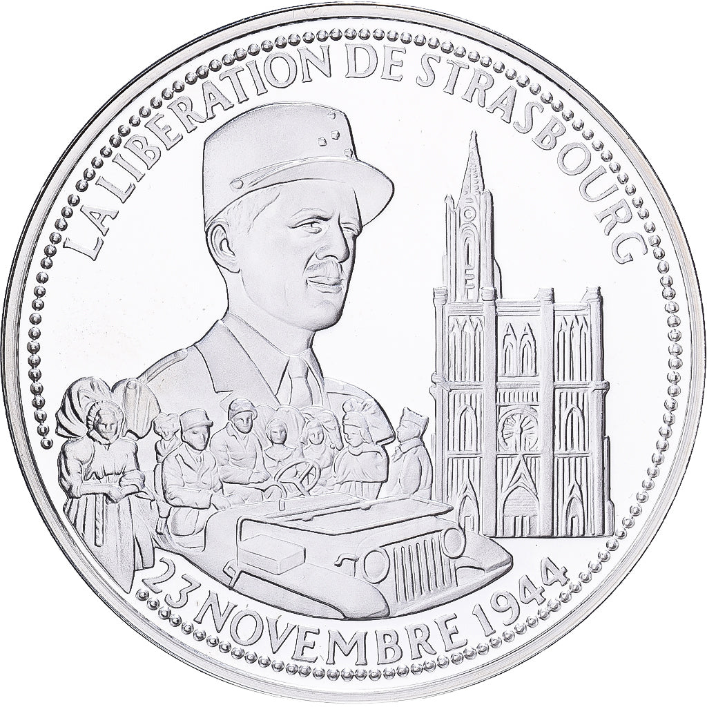 France, Medal, Libération de Strasbourg, Silver, MS(65-70)