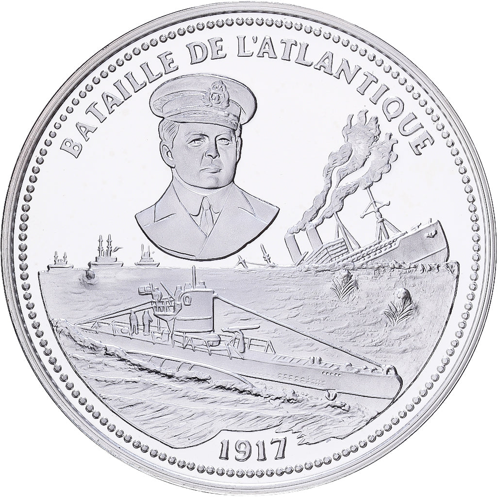 France, Medal, Centenaire Première Guerre Mondiale, Bataille de l'Atlantique