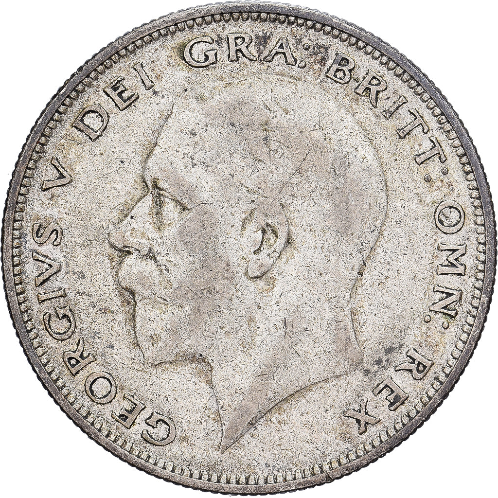 Great Britain, George V, Half crown, 1936, British Royal Mint, Silver, VF(20-25)