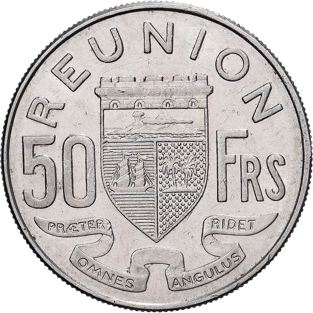 Reunion, 50 Francs, 1964, Nikiel, AU(50-53), KM:12