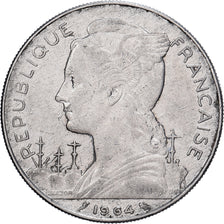 La Réunion, 100 Francs, 1964, Paris, Nickel, TTB+, KM:13