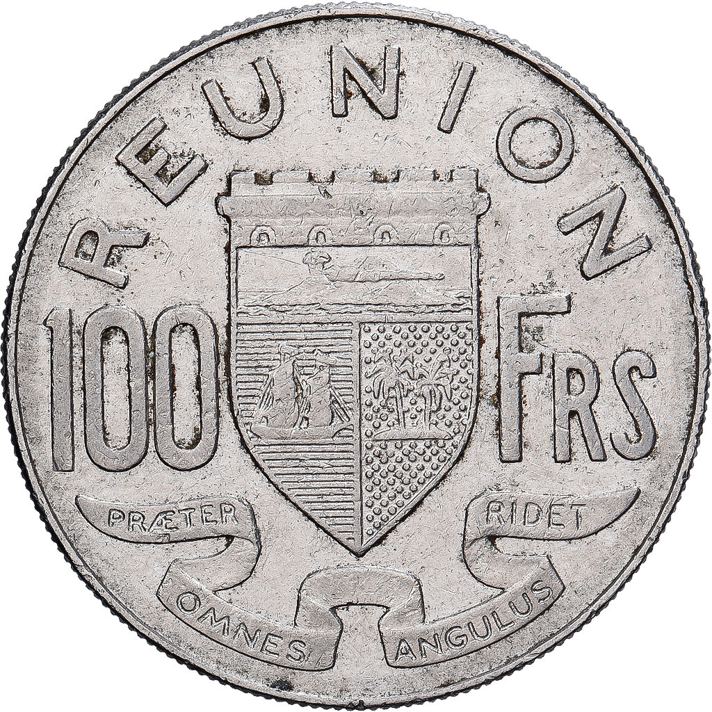 Reunion, 100 Francs, 1964, Paris, Nikiel, AU(50-53), KM:13