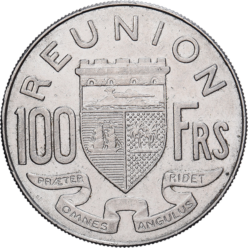 La Réunion, 100 Francs, 1964, Paris, Nickel, AU(50-53), KM:13