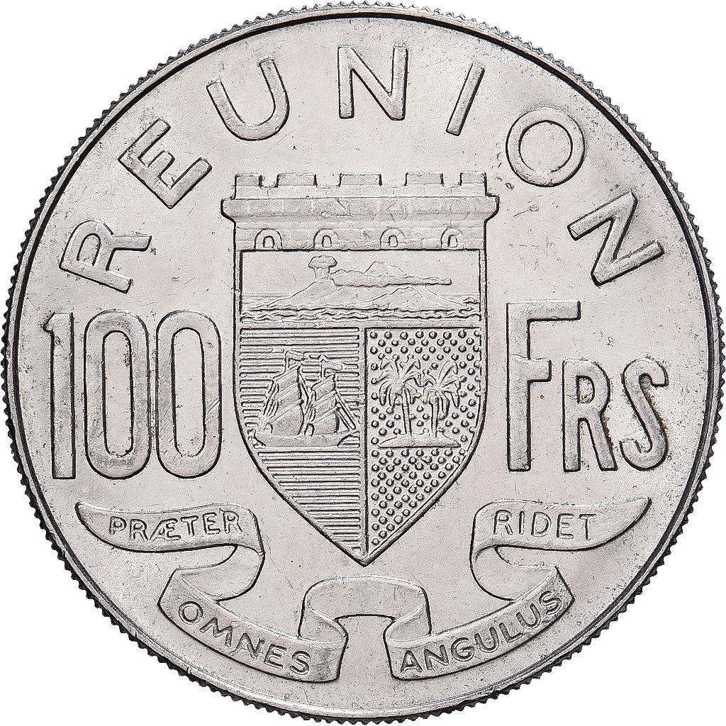 Coin, Réunion, 100 Francs, 1969, EF(40-45), Nickel, KM:13, Lecompte:106