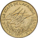 Stati dell’Africa centrale, 10 Francs, 1975, Paris, Alluminio-bronzo, BB+