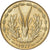 West African States, 10 Francs, 1977, Aluminum-Nickel-Bronze, AU(55-58), KM:1a
